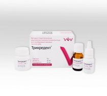 Трикредент порошок 15г+ жидкость 10мл+ растворитель 10мл