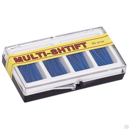 Штифты беззольные MULTI-SHTIFT/ синие 1,6мм/ 80шт