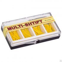 Штифты беззольные MULTI-SHTIFT/ желтые 1,2мм/ 1 развертка/ 80шт