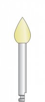 Дентальный полир КЕНДА COMPOSITE MICROFILL желтый (пламя) зерн. средняя 4002