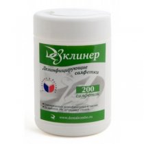 Салфетки дезинфицирующие/ Дезклинер/ 200шт